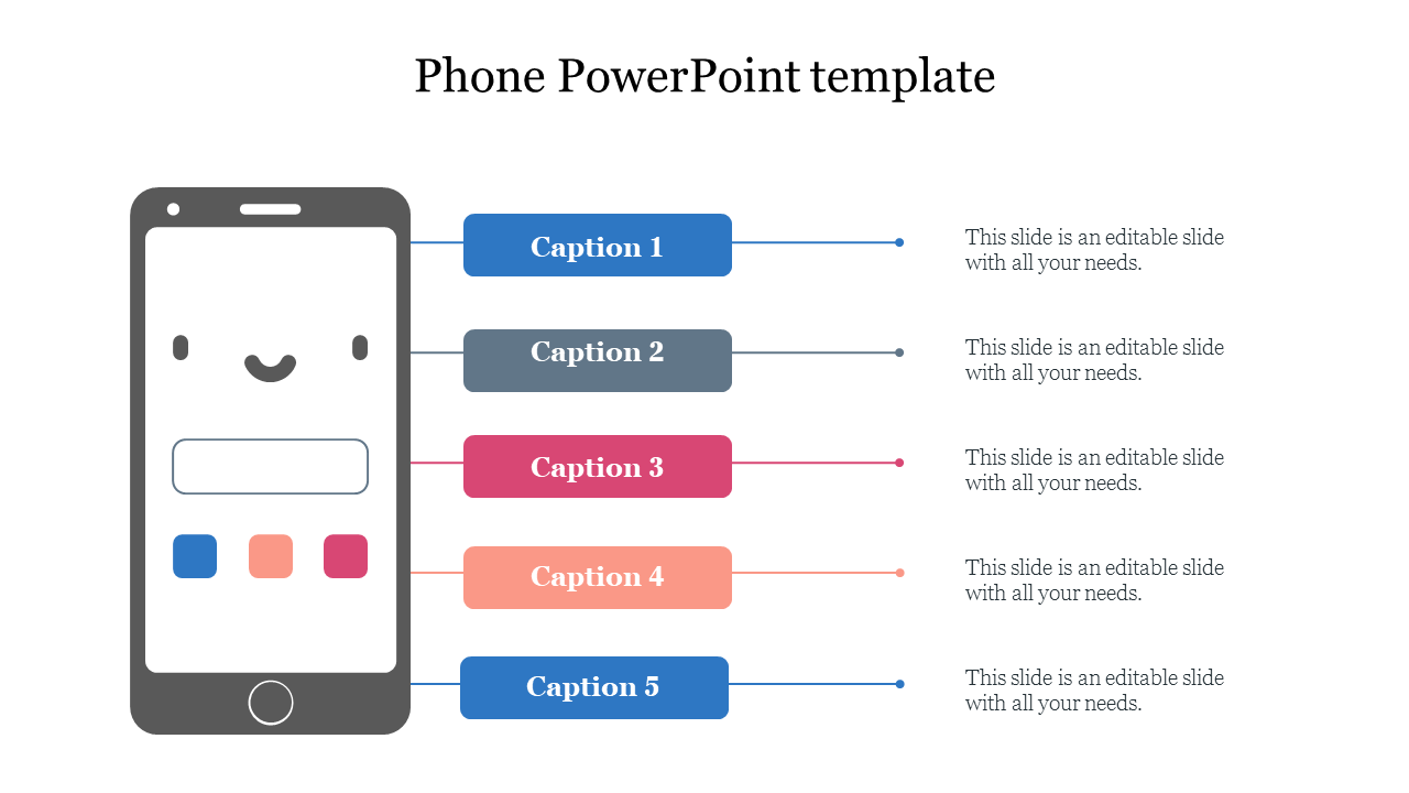 Phone PowerPoint template 